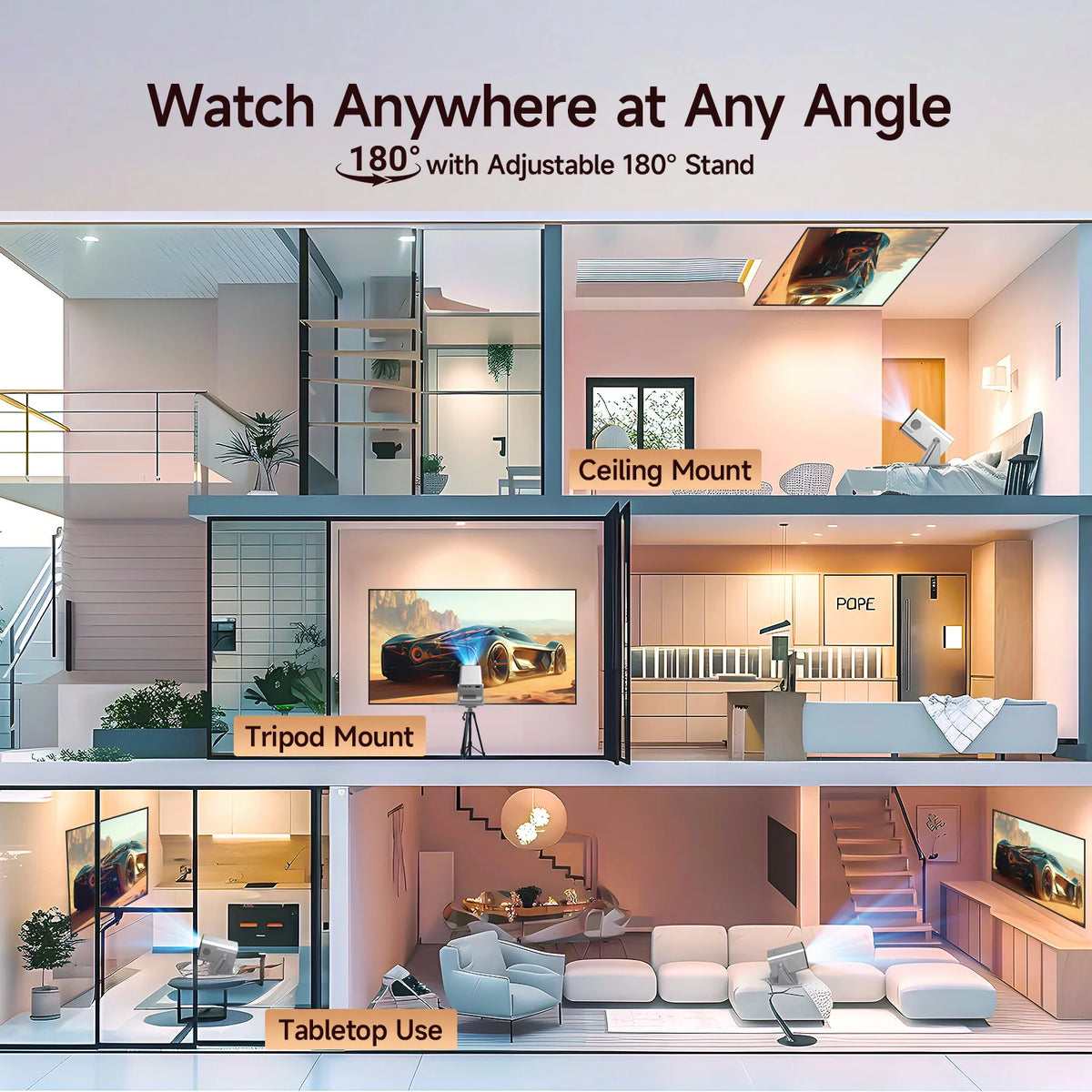 Magcubic X7 1080P Smart Projector