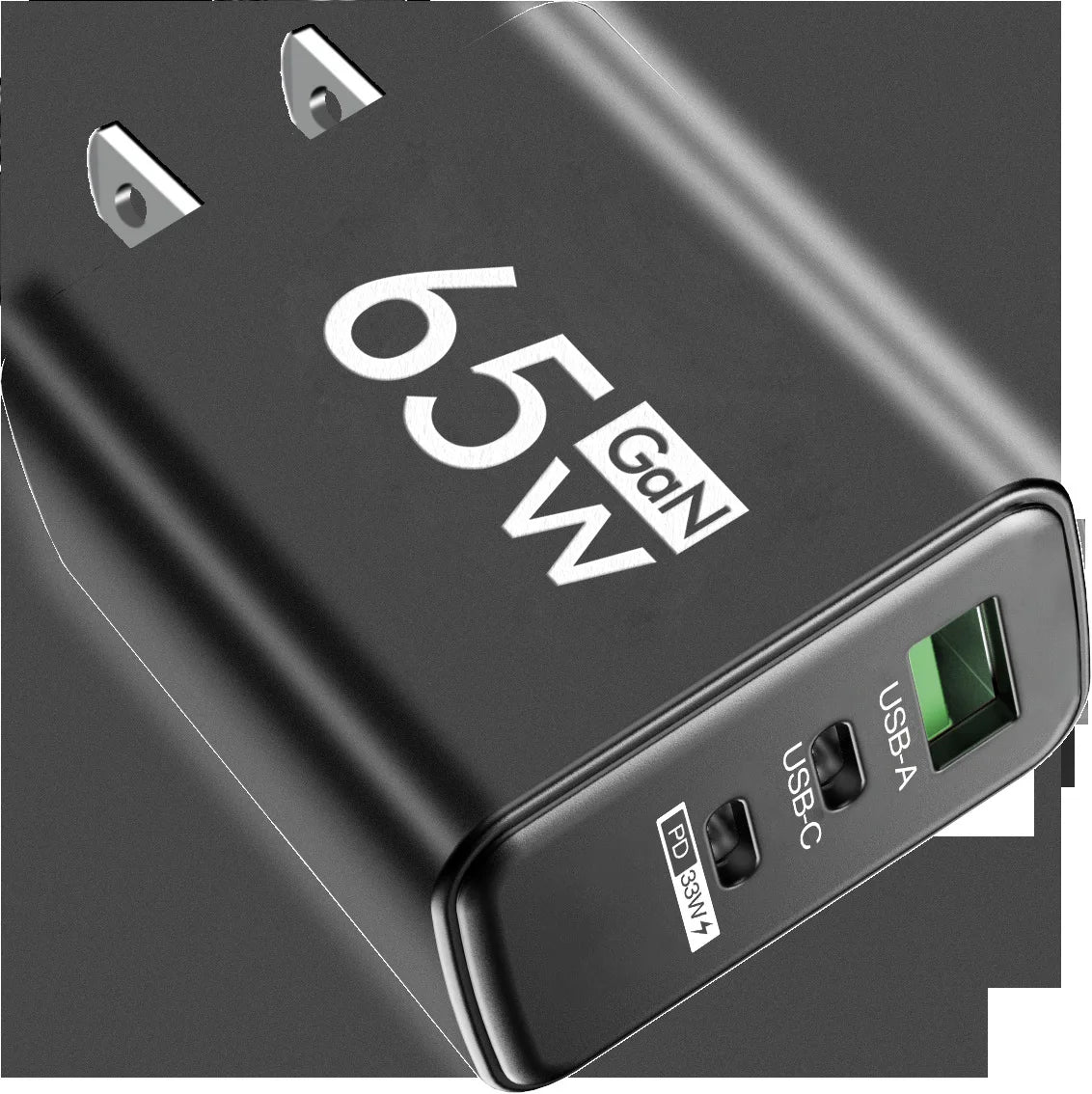 65W GaN USB-C Fast Charger
