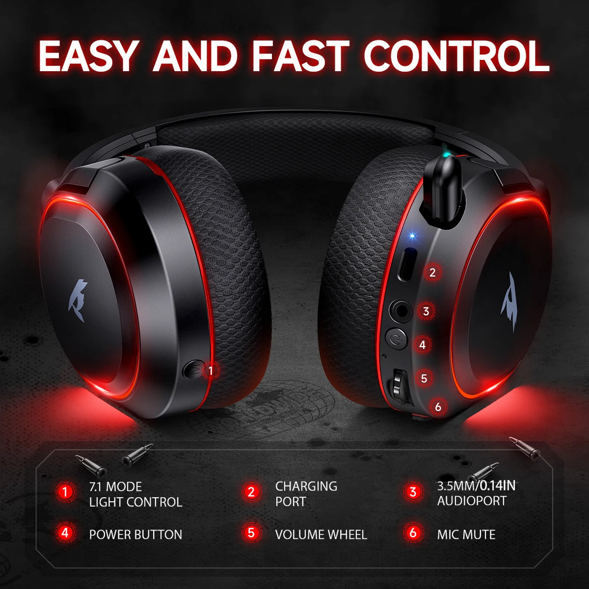 Picun G2 Wireless Gaming Headset