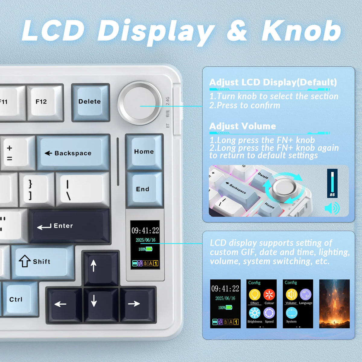 AULA S75 Pro Wireless Mechanical Keyboard