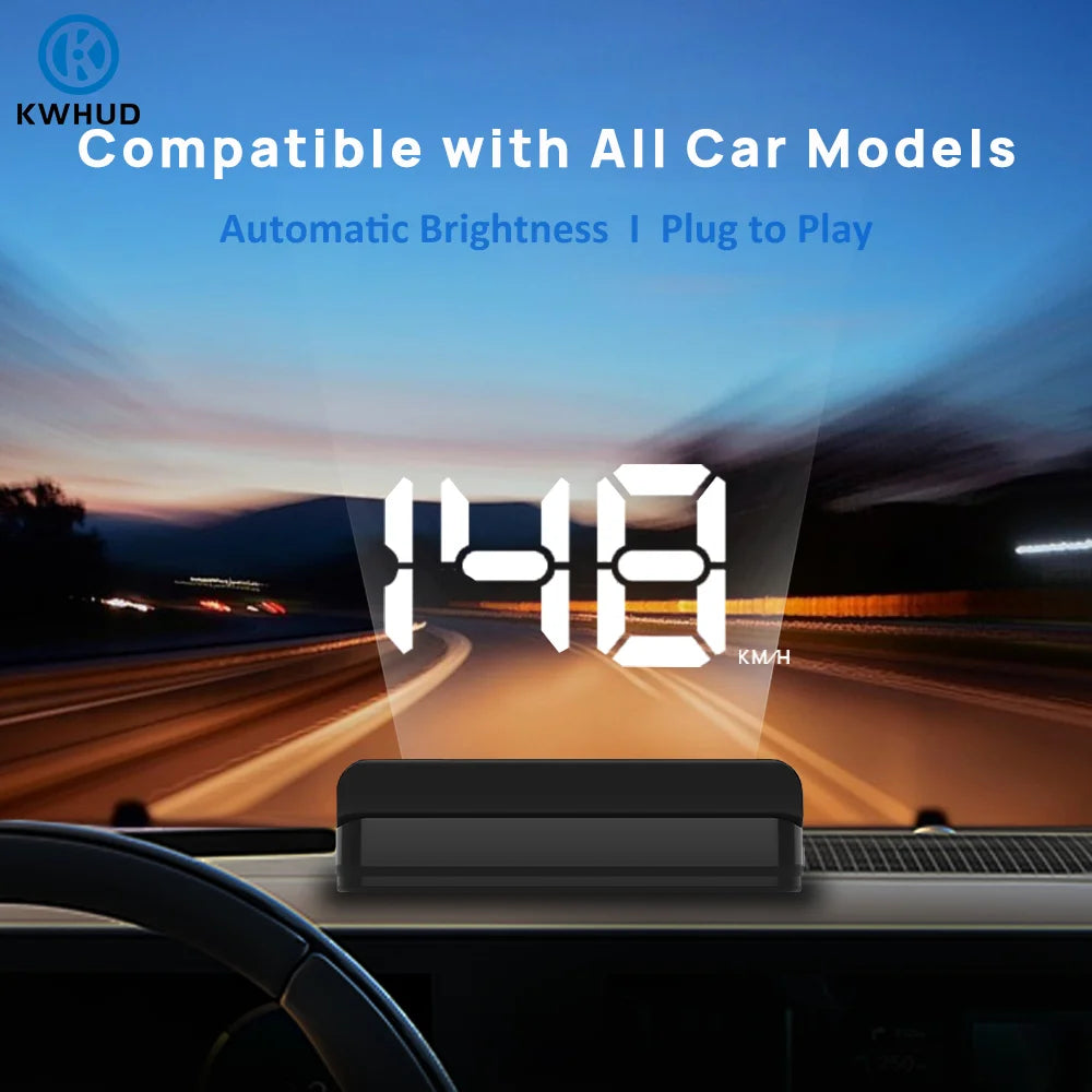 Universal Car HUD Digital Speedometer