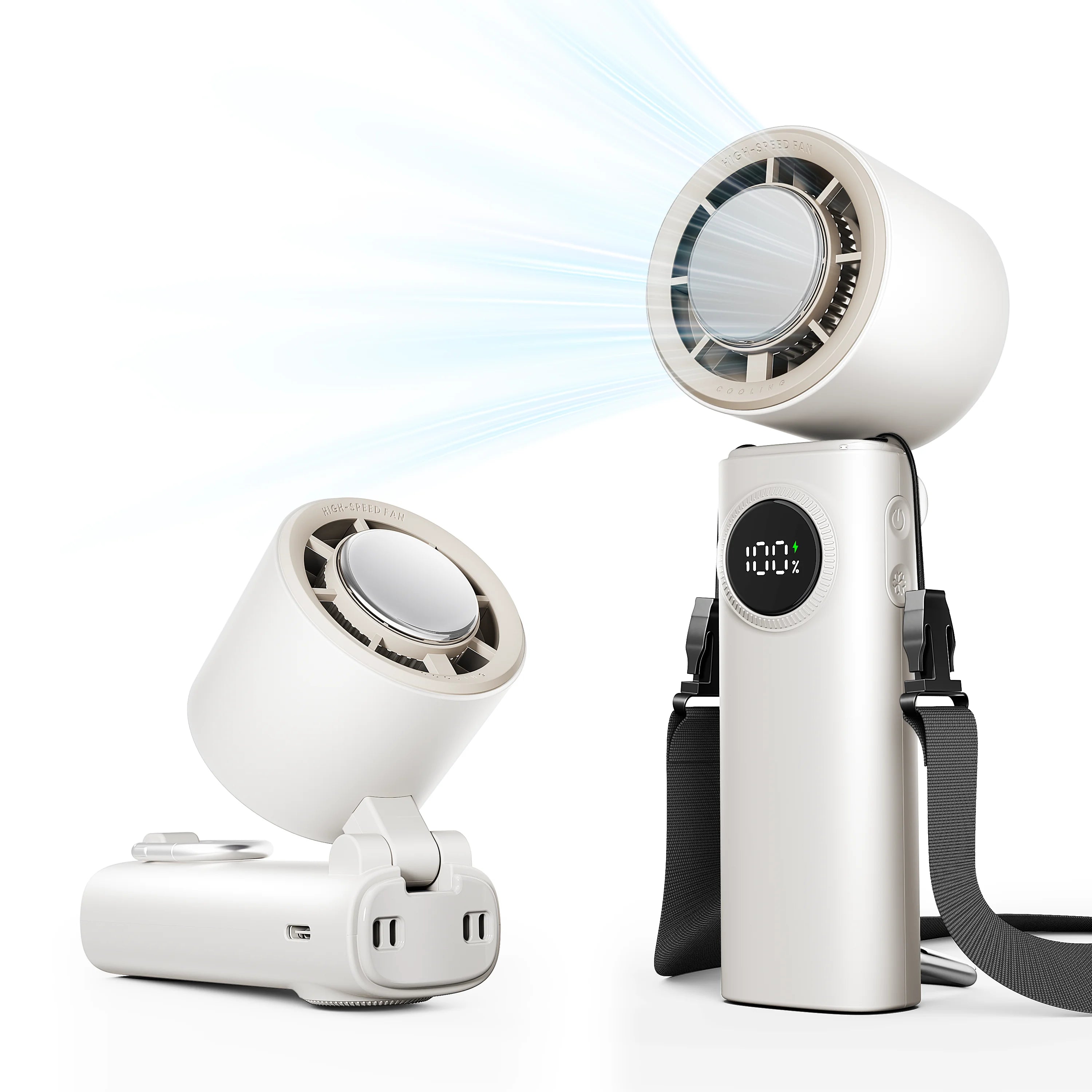 11000RPM 3-in-1 Portable Handheld Fan