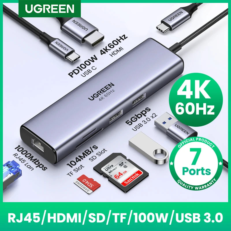 UGREEN 7-in-1 USB-C Hub