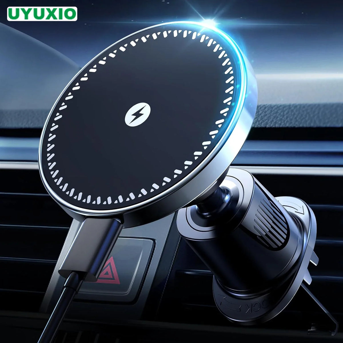 15W Magnetic Wireless Car Phone Charger
