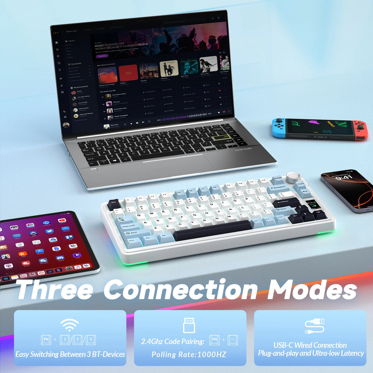 AULA S75 Pro Wireless Mechanical Keyboard