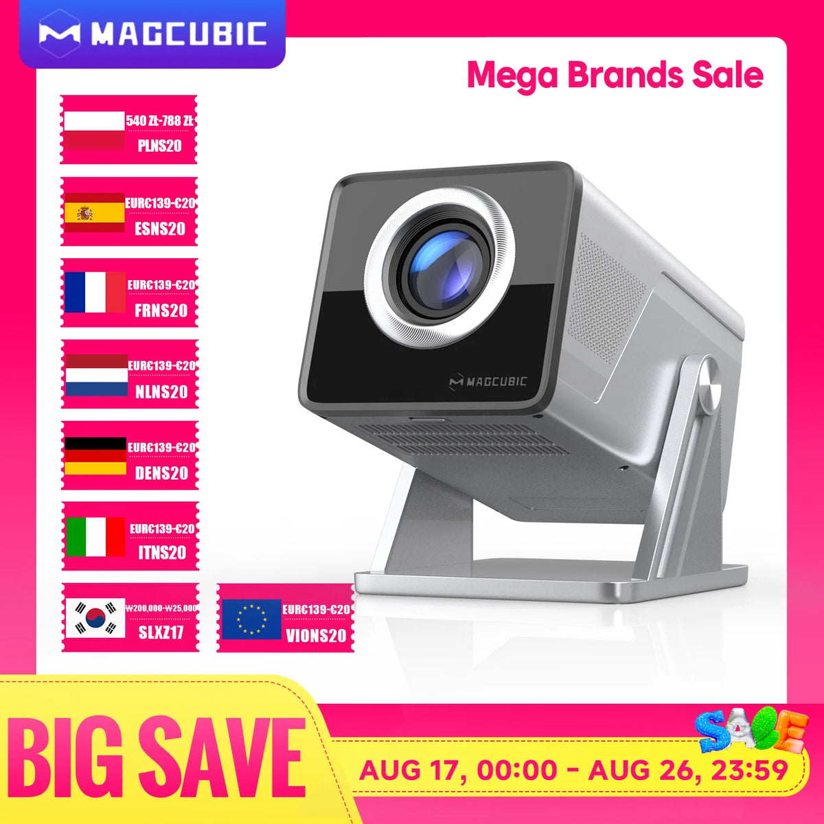Magcubic X7 1080P Smart Projector