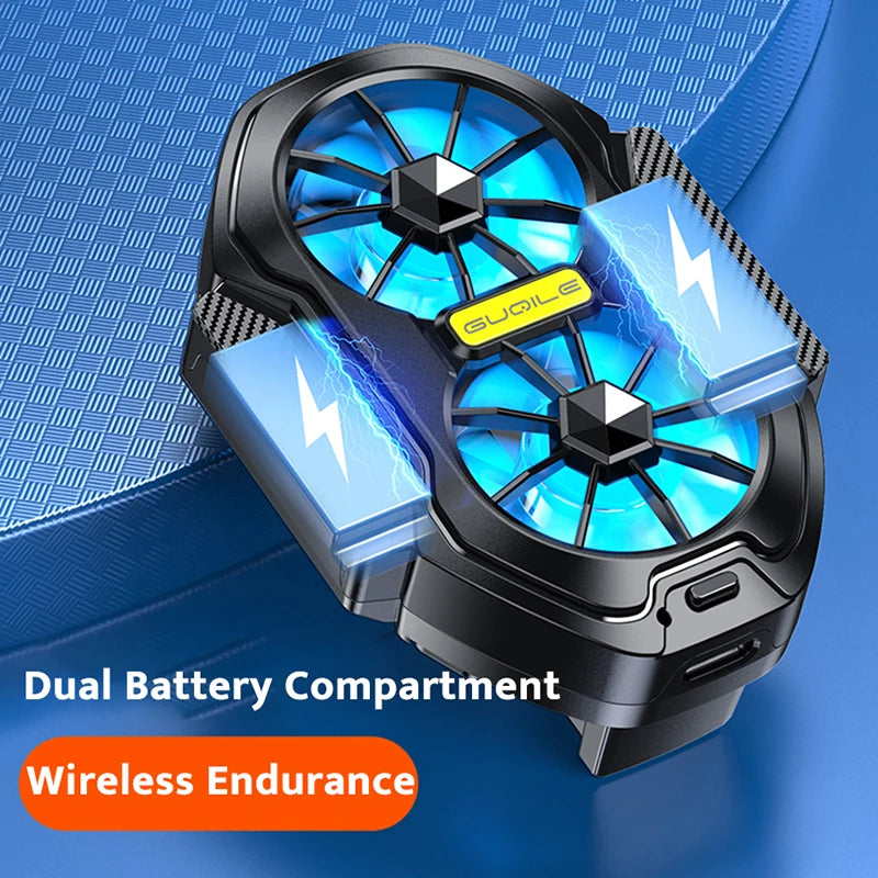 FS01 Dual Fan Phone Cooler