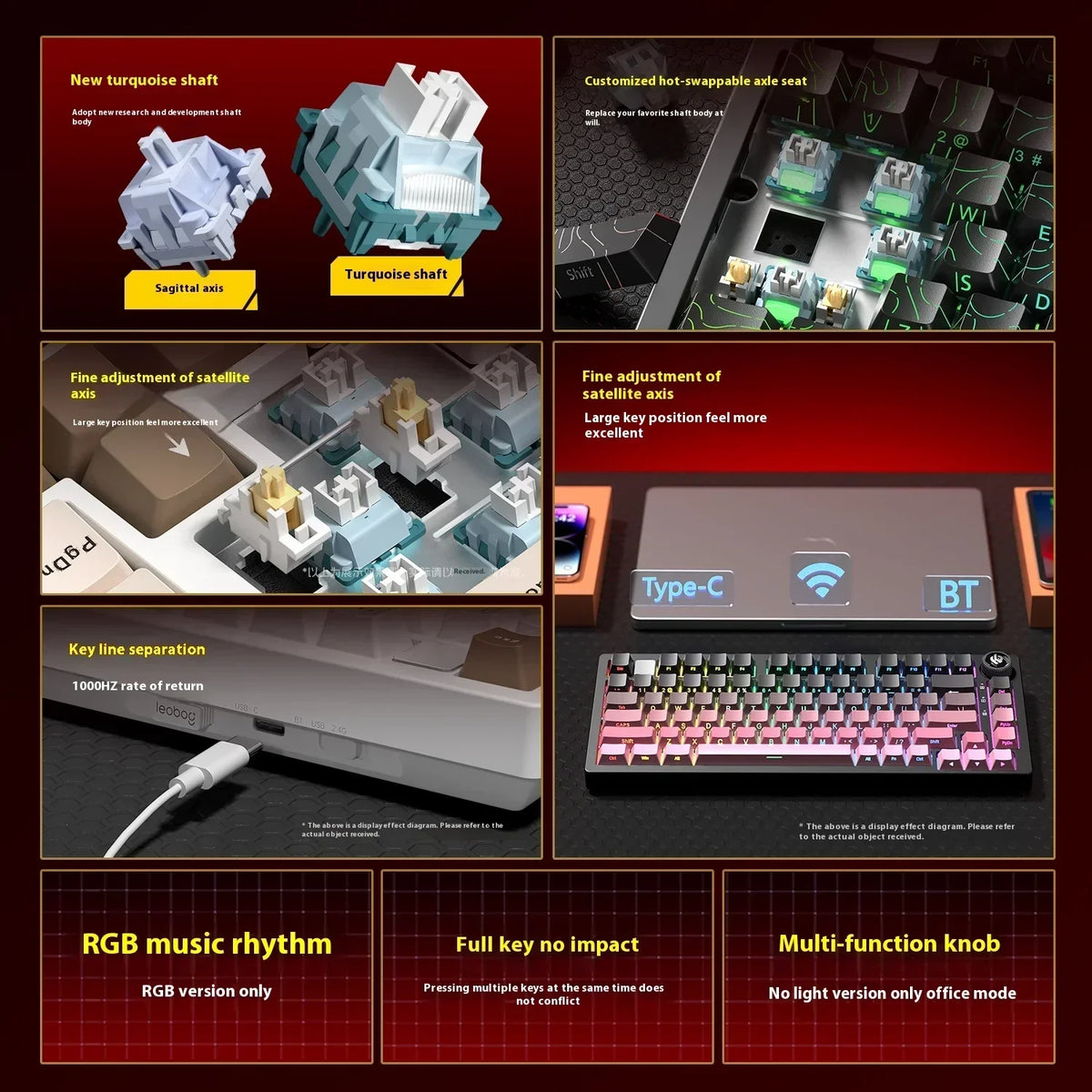 LEOBOG Hi75 Pro Wireless Mechanical Keyboard