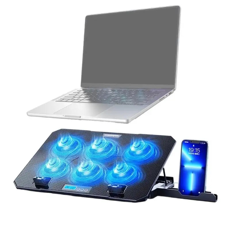 652F Six-Fan Laptop Cooling Pad