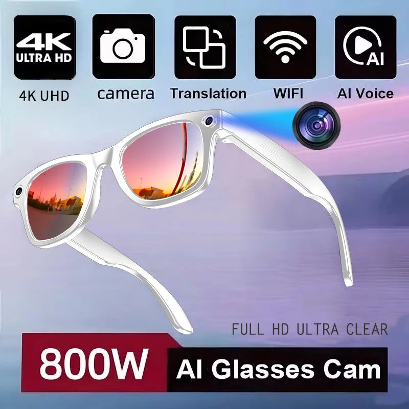 800W AI Smart Translation Glasses