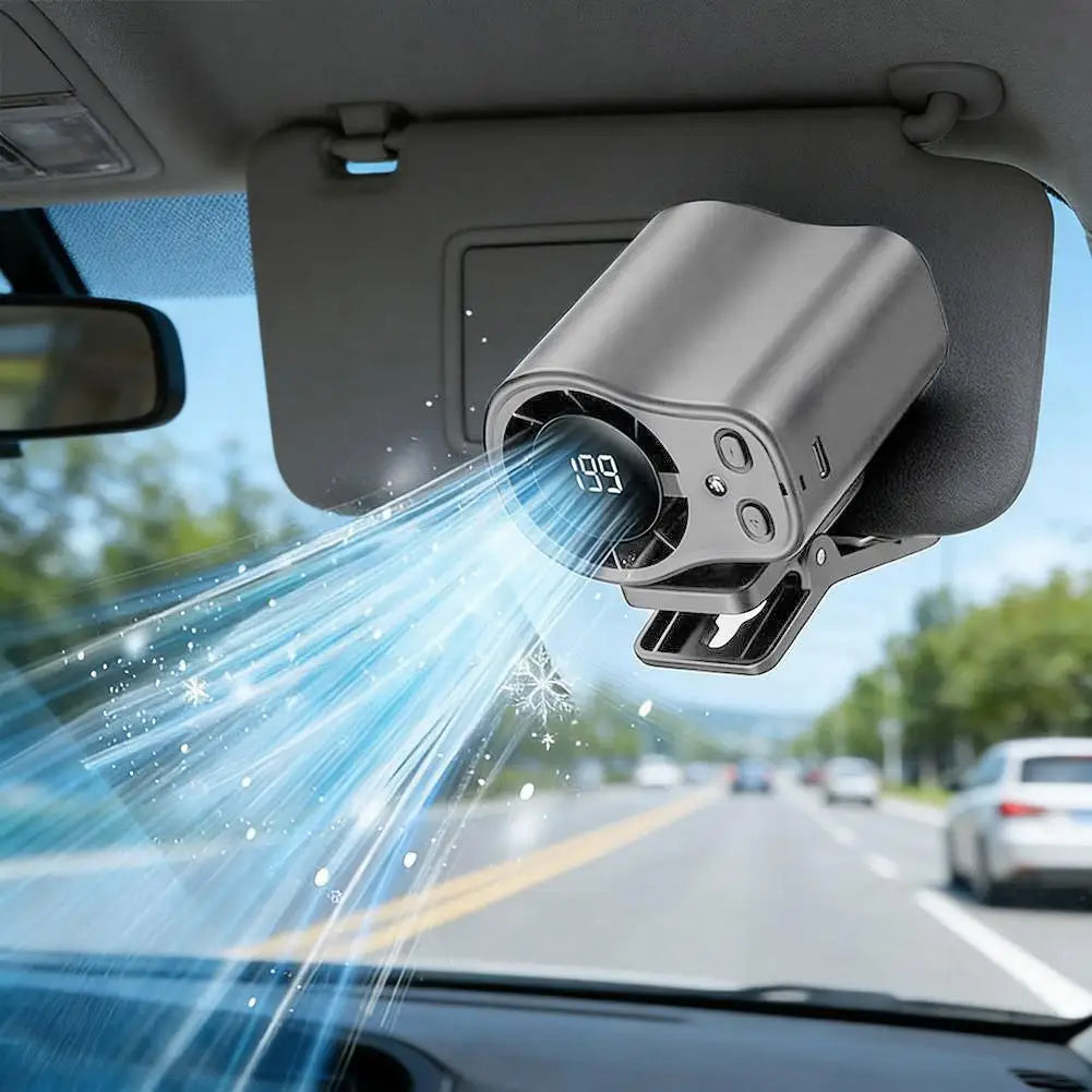 Portable USB Rechargeable Car Cooling Fan