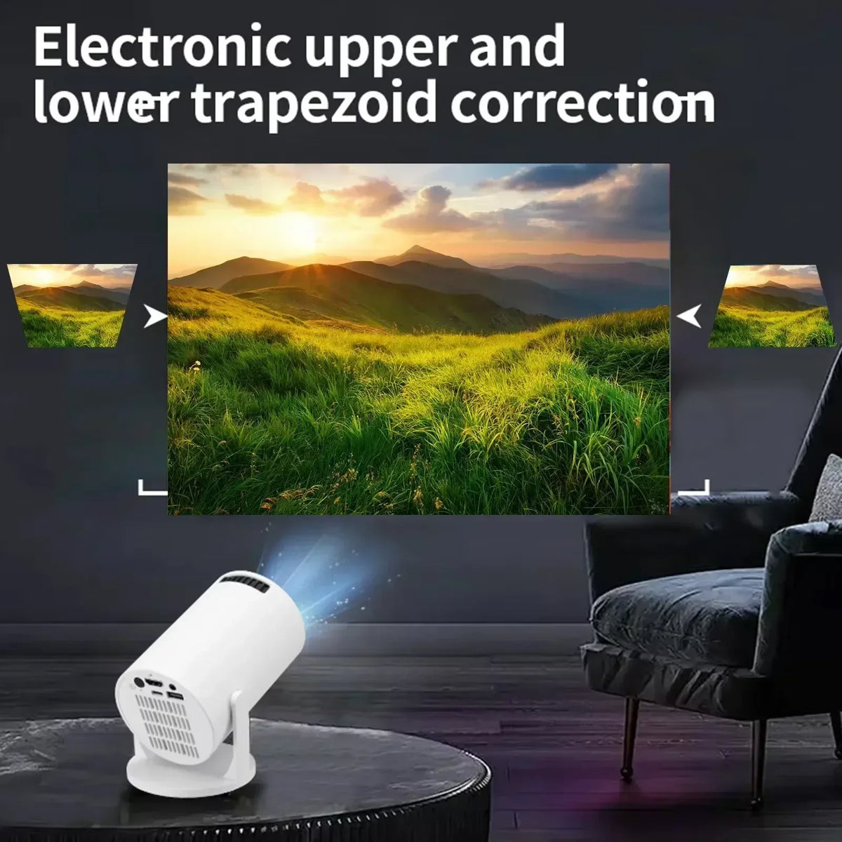 HY300 Smart Mini 4K Projector