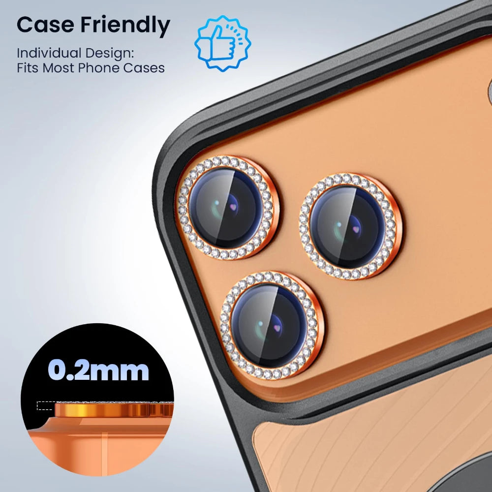 Diamond iPhone Camera Lens Protector