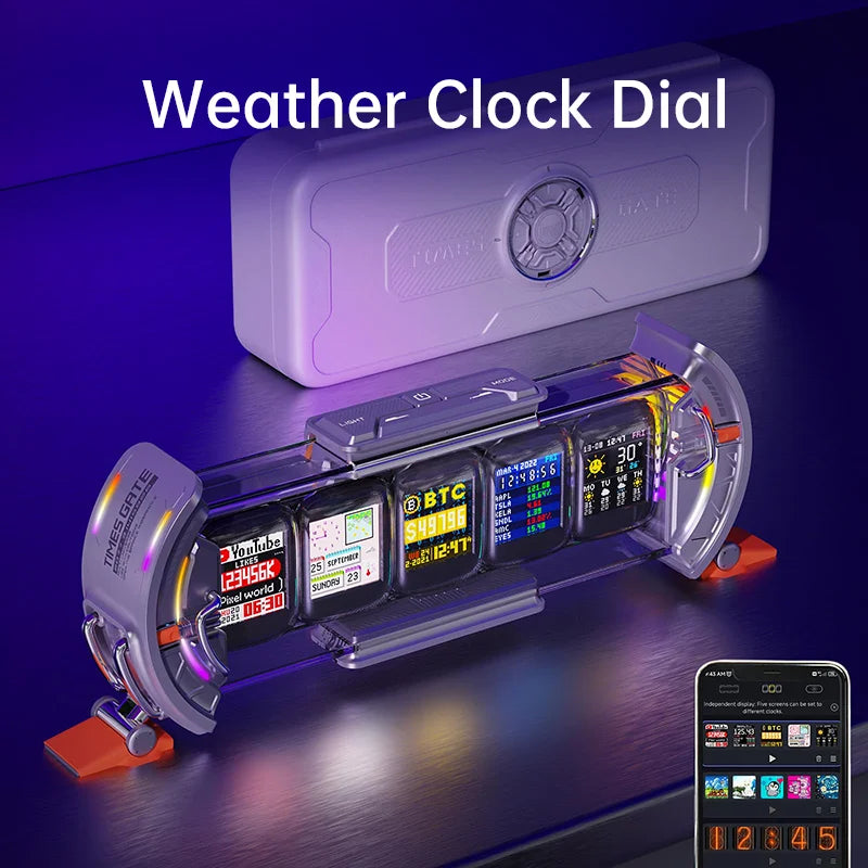 Divoom Times Gate RGB Gaming Clock