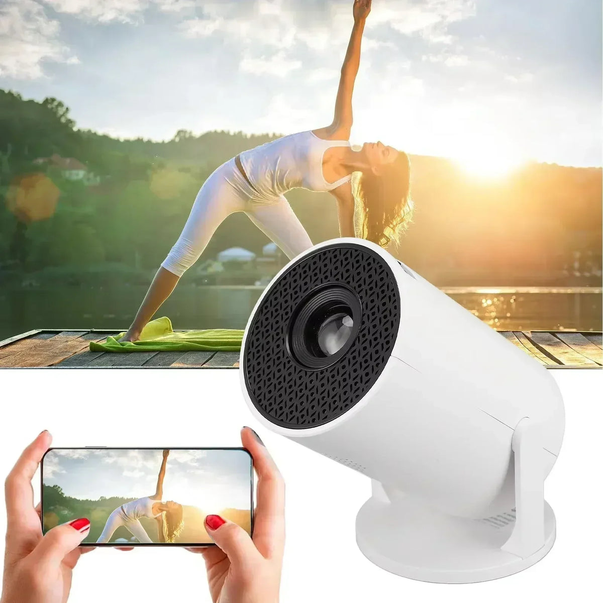 HY300 Smart Mini 4K Projector