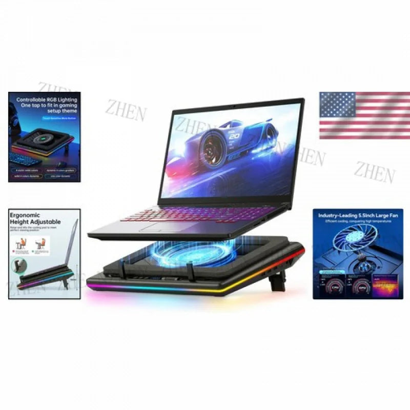 Liano V12 Ultra RGB Laptop Cooler