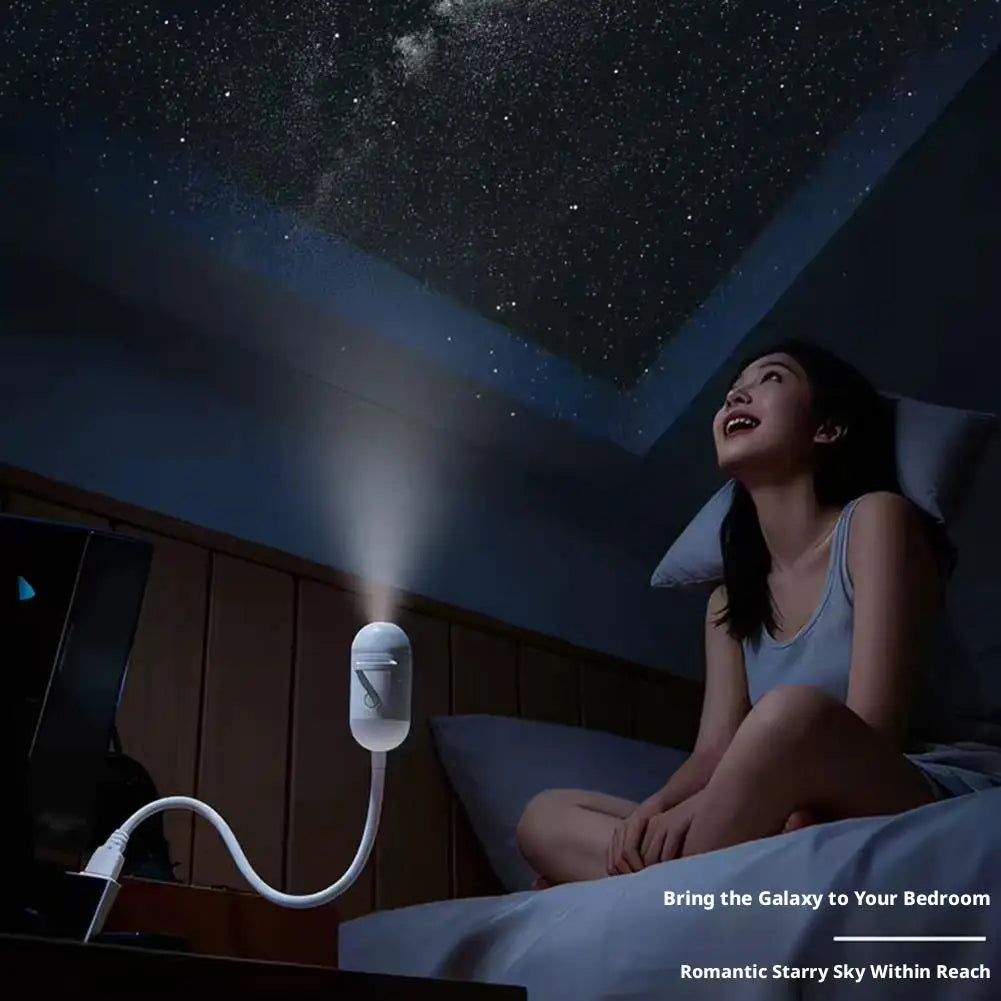 2-in-1 LED Galaxy Star Projector