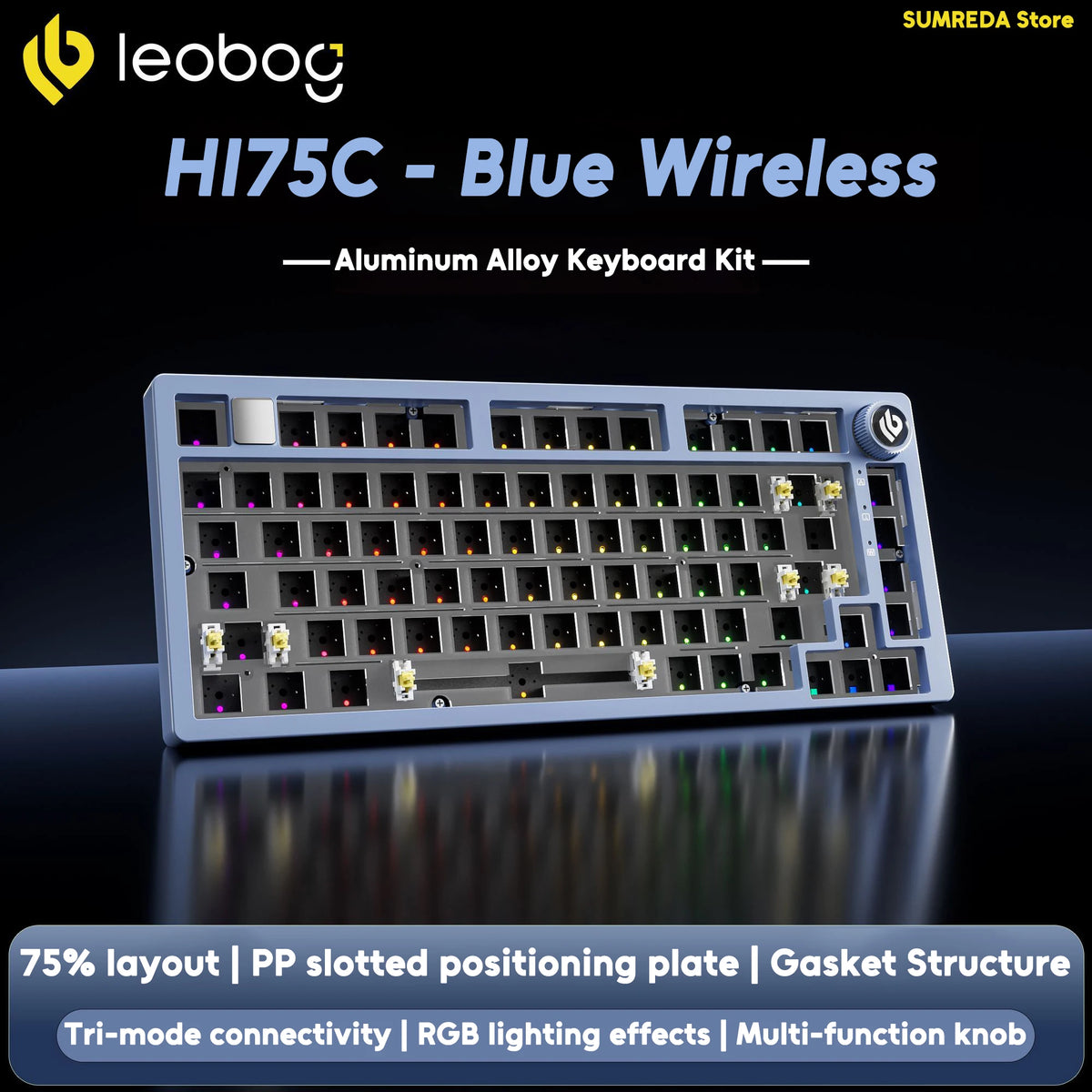 LEOBOG Hi75 Pro Wireless Mechanical Keyboard