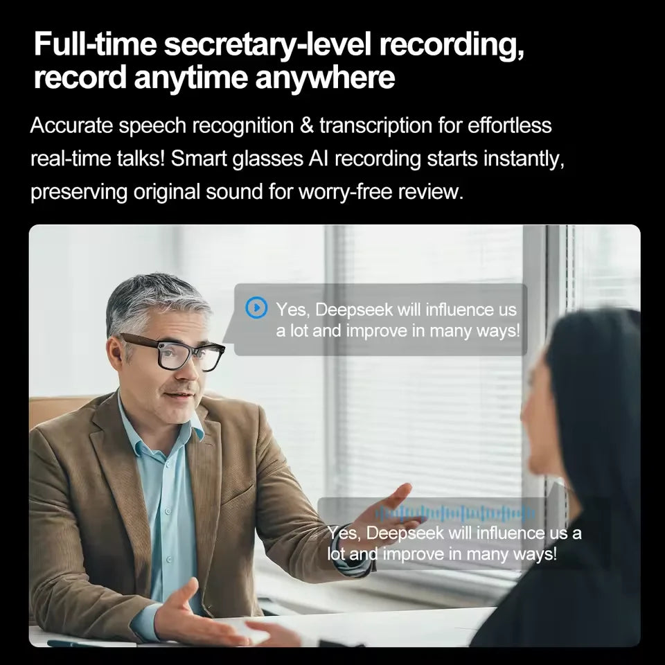 800W AI Smart Translation Glasses