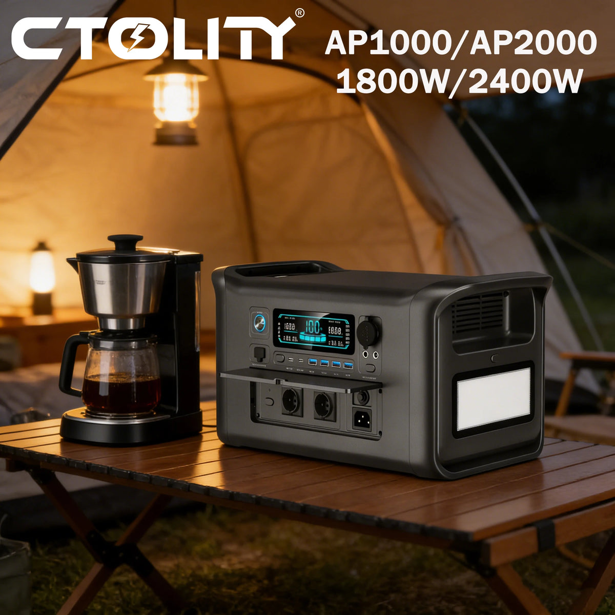 1800W 1024Wh Portable Power Station
