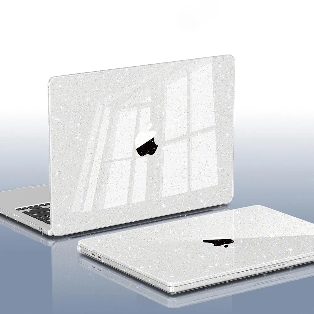Glitter Clear MacBook Protective Case