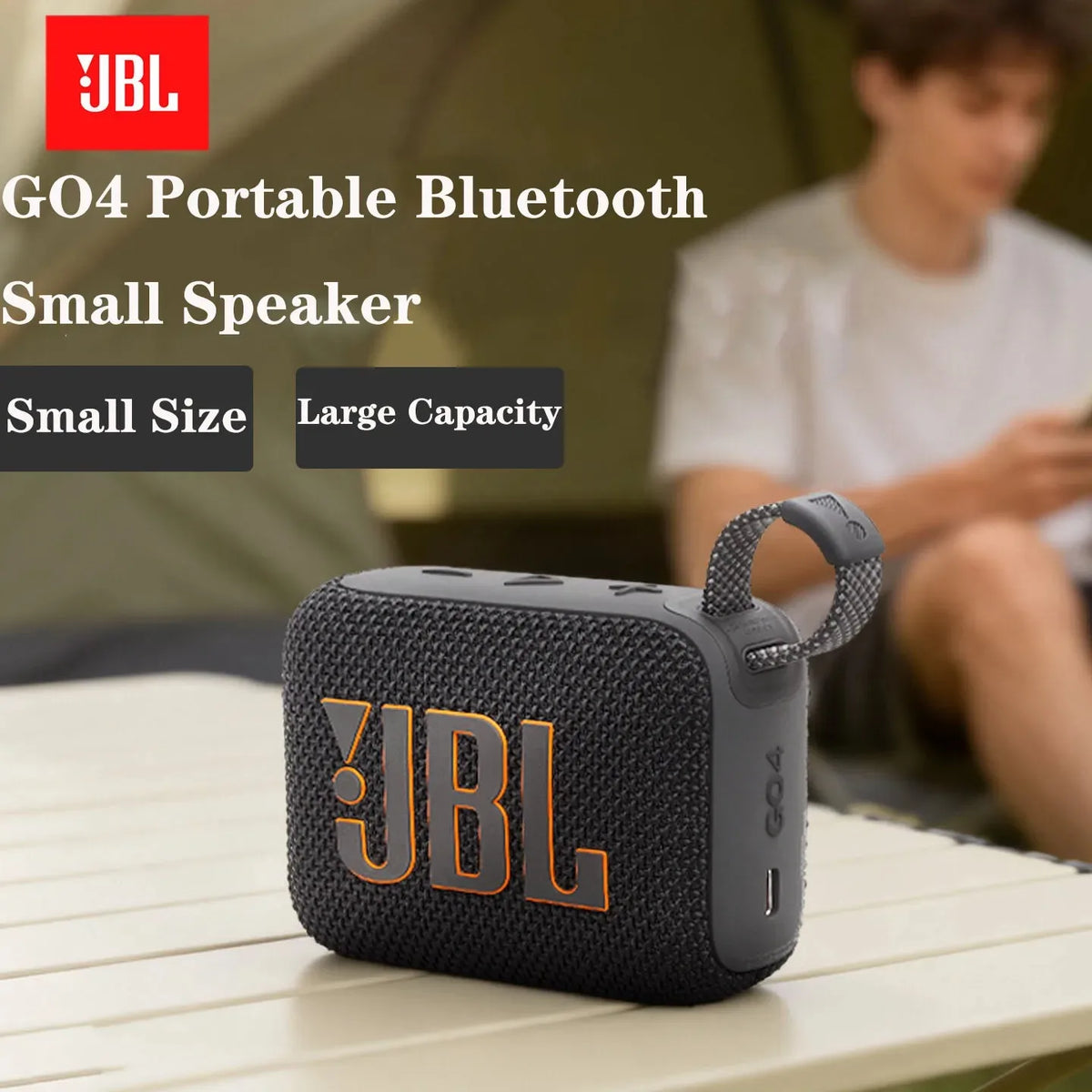 JBL GO4 Portable Bluetooth Speaker